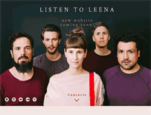 Tablet Screenshot of listentoleena.com